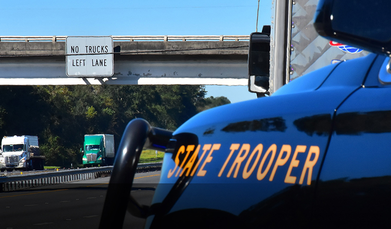 truck lane restrictions image